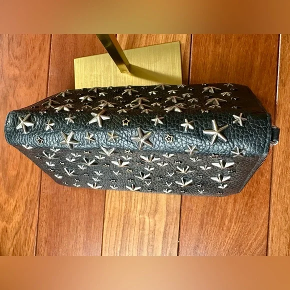 Jimmy Choo Filipa Star-Studded Zip-Around Long Leather Wallet - Picture 9 of 13